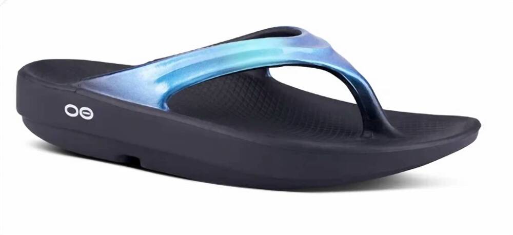 NEW OOFOS women's oolala luxe sandal in atlantis